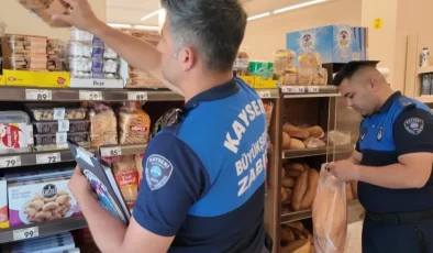 Kayseri Büyükşehir zabıtasından sıkı denetim