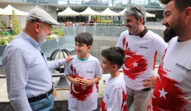 Kayseri Kocasinan’da baba ile çocuk satran çta buluştu