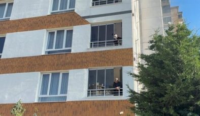 Kayseri’de 12 katlı binada yangın paniği