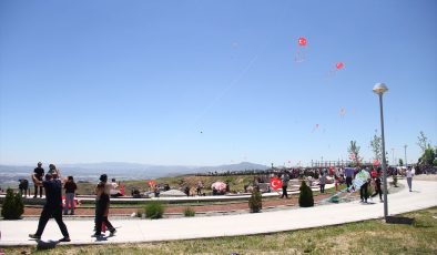 Kayseri’de Karneli Çocuklar İçin Uçurtma Şenliği