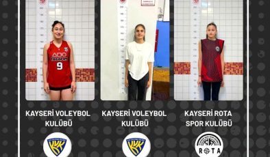 Kayseri’den Üç Sporcu Milli Takım Kampında