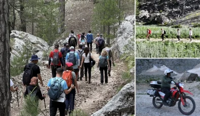 Kayseri’nin saklı cenneti filmlere taş çıkartacak güzellikte: Sarp dağların arasındaki Hacer Ormanları’na akın ediyorlar